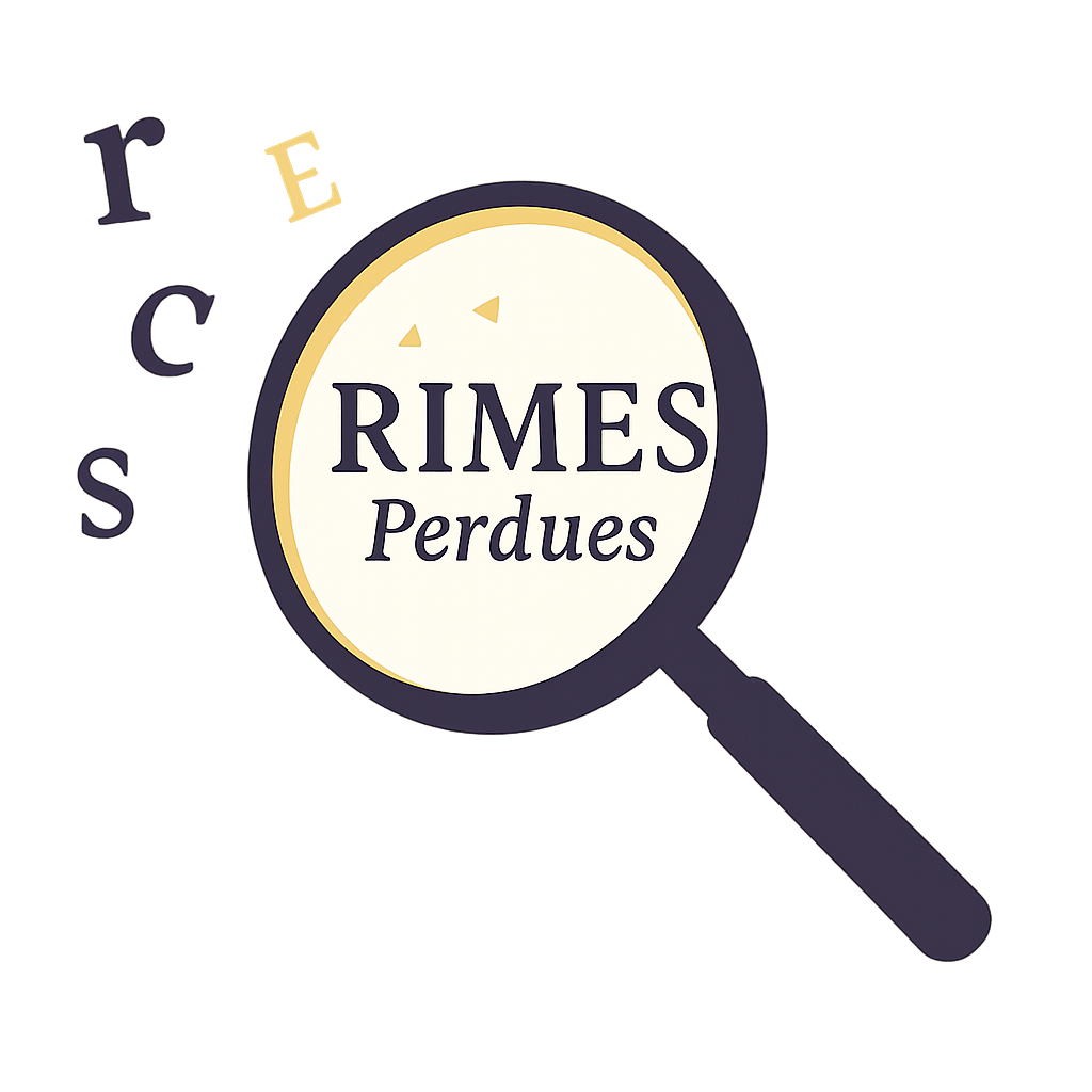 Poésie rimes perdues