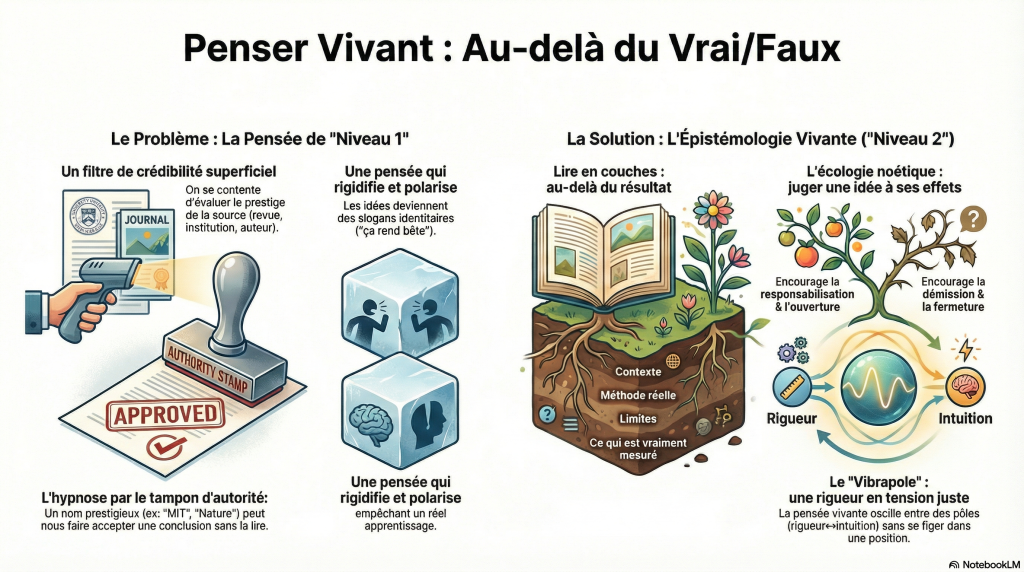 Réapprendre l’épistémologie — Racine vivante de la philosophie et hygiène de la pensée infographie epistemologie
