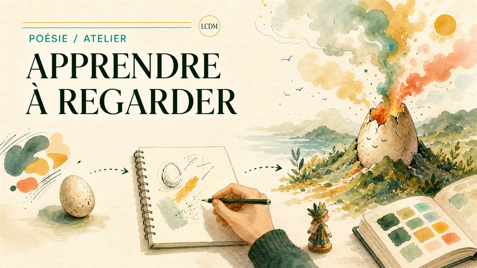 Couverture du livre-atelier Apprendre à regarder.