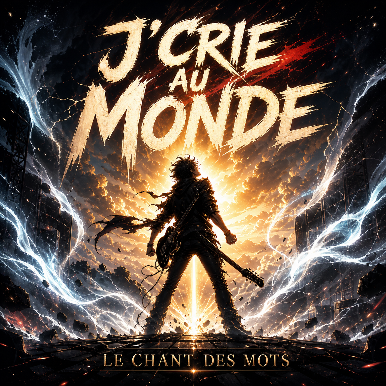Pochette de la chanson J'crie au monde par Le Chant des Mots