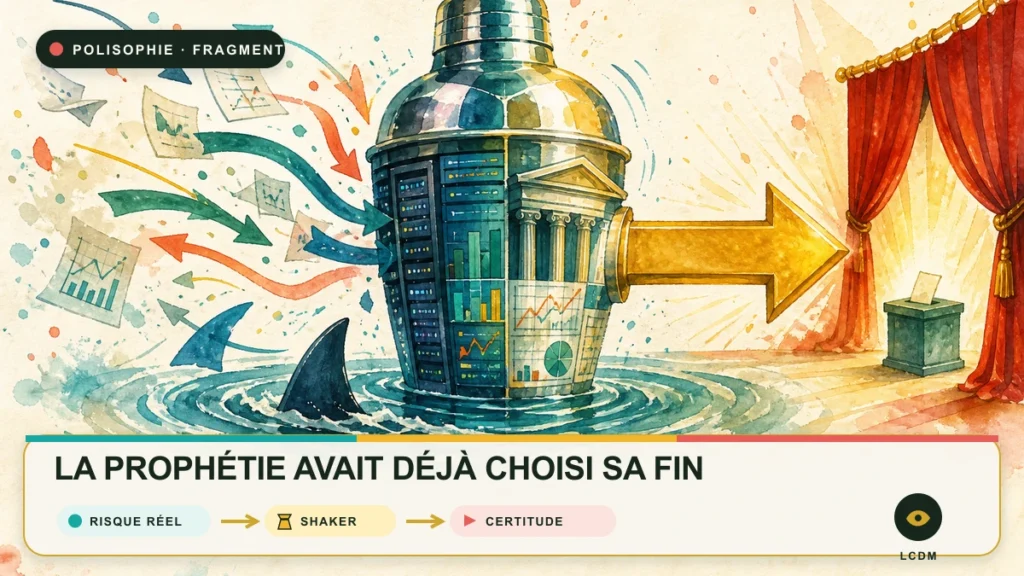 Un shaker mêlant finance et intelligence artificielle transforme plusieurs risques en une prophétie politique.