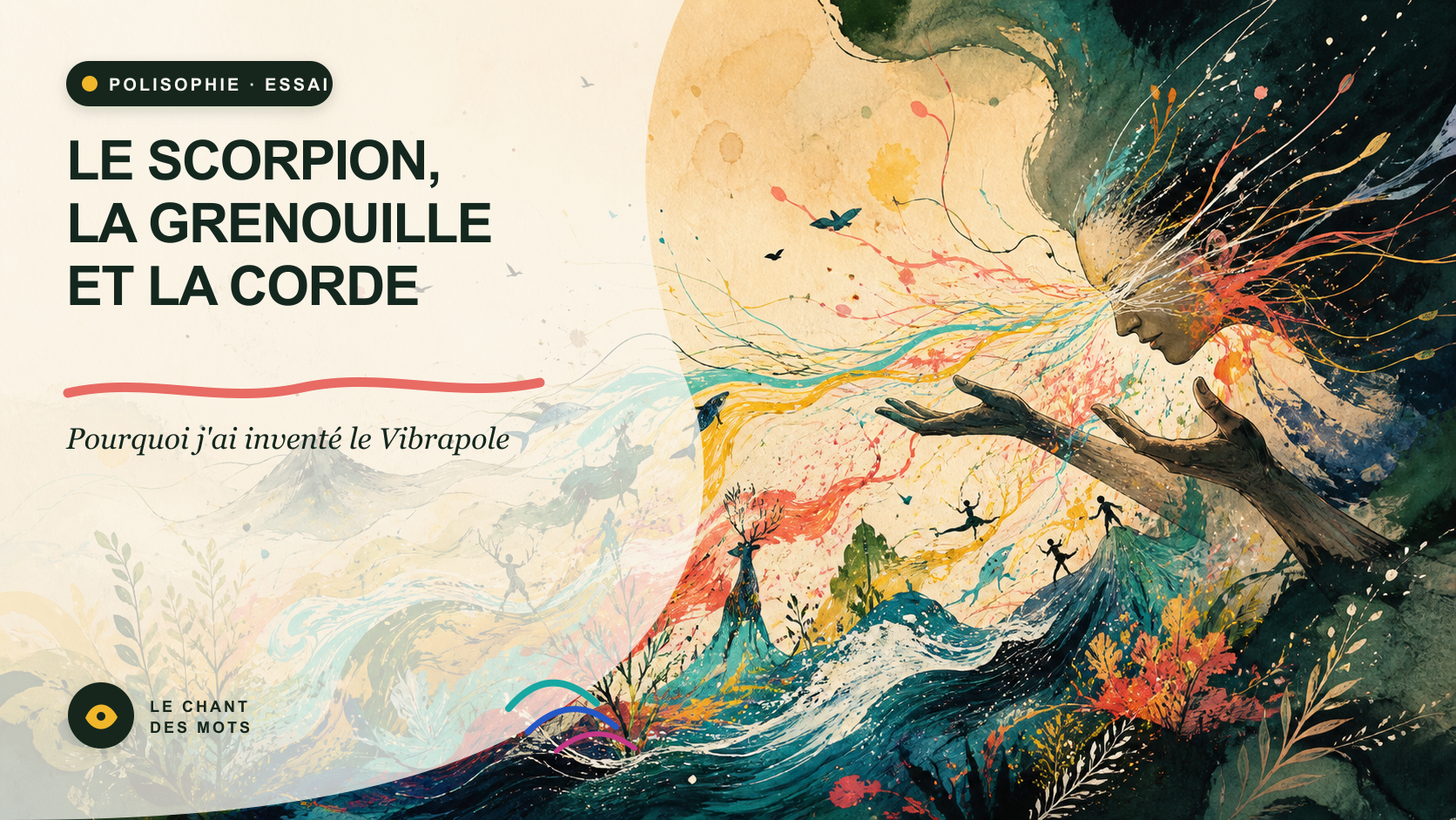 Des chants colorés donnent naissance à un monde, couverture de l’origine du Vibrapole.