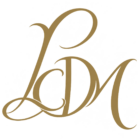 Le Chant des Mots — monogramme LCDM or mat